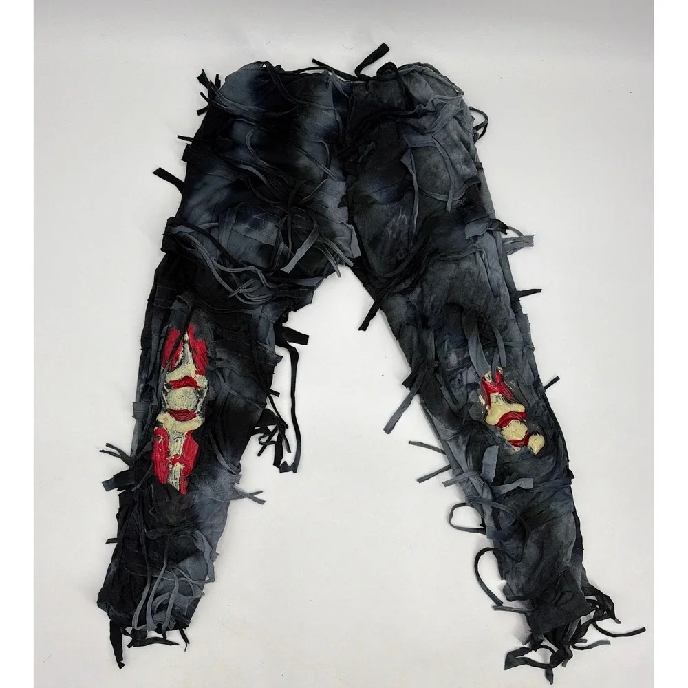 Spooktacular Creations Kids Zombie Costume Medium 8-10 Mask Axe Gloves 5pc Set